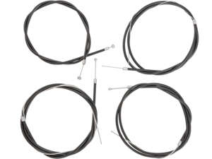 Cable set cut black (old model) | Piaggio Ciao Cable set cut black (old model) | Piaggio Ciao