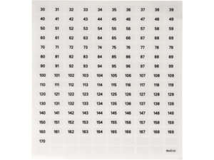 swiing® revival Feuille d'autocollants 30 - 170 Marquage des buses swiing® revival Feuille d'autocollants 30 - 170 Marquage des buses