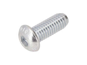 Vis M8x20 tête bombée six pans creux zinguée (résistance 10.9) Vis M8x20 tête bombée six pans creux zinguée (résistance 10.9)