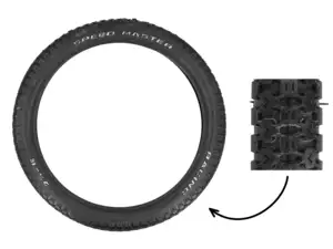 Pneu Speed Master 2.25 x 16" "Racing" M-849-01 Allround Pneu Speed Master 2.25 x 16" "Racing" M-849-01 Allround