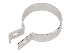 Exhaust clamp 55 mm angle chrome | Pony Exhaust clamp 55 mm angle chrome | Pony