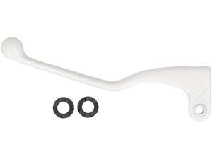 Domino levier de frein gauche long alu blanc NOS Domino levier de frein gauche long alu blanc NOS