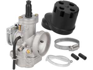 Carburateur et filtre à air Polini CP 21 mm (choke de câble) Carburateur et filtre à air Polini CP 21 mm (choke de câble)