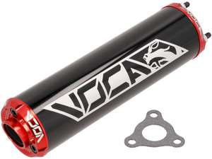 VOCA Silencieux noir avec fixation en 3 points VOCA Silencieux noir avec fixation en 3 points