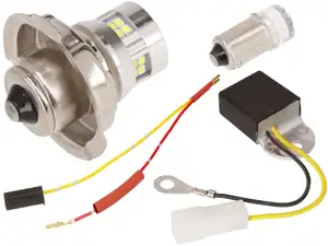 Set LED 12V avec régulateur de tension Leonelli | Piaggio Ciao, SI, Bravo, Boxer Set LED 12V avec régulateur de tension Leonelli | Piaggio Ciao, SI, Bravo, Boxer