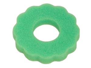 Ornamental sponge corrugated tank cap green Ornamental sponge corrugated tank cap green