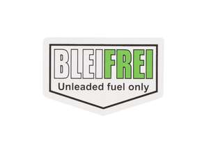 swiing® revival Autocollant "BLEIFREI Unleaded fuel only" 46 x 29 mm swiing® revival Autocollant "BLEIFREI Unleaded fuel only" 46 x 29 mm