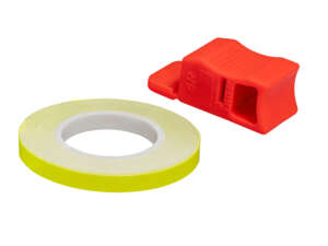 Rim tape 5 mm x 6 m fluorescent neon yellow Rim tape 5 mm x 6 m fluorescent neon yellow