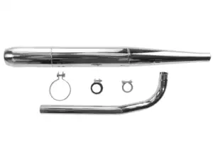 Cigar Exhaust System (Ø 32 / 70 mm) Chrome | Sachs 503 Cigar Exhaust System (Ø 32 / 70 mm) Chrome | Sachs 503
