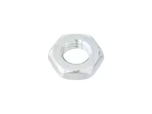 Écrou M10x1.25 filet fin zingué bas Écrou M10x1.25 filet fin zingué bas