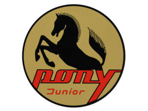 Autocollant "Pony Junior" Ø 80 mm Armoiries Tank Sachs Autocollant "Pony Junior" Ø 80 mm Armoiries Tank Sachs