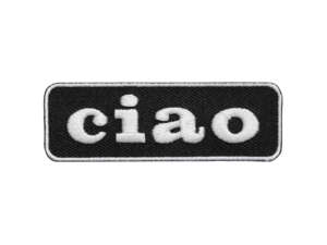 mk-Merch Ecusson "Piaggio Ciao" 75 x 25 mm mk-Merch Ecusson "Piaggio Ciao" 75 x 25 mm