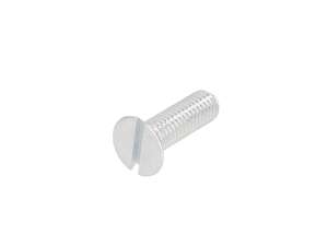 Vis M5x16 tête fraisée fendue zinguée Vis M5x16 tête fraisée fendue zinguée