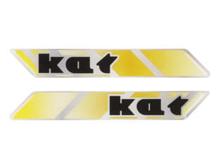 Aufkleber Gel «KAT» links & rechts Seitenschutz | Piaggio Ciao, SI, Grillo Aufkleber Gel «KAT» links & rechts Seitenschutz | Piaggio Ciao, SI, Grillo