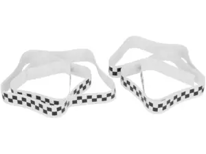 Drapeau d'arrivée bande 1.5 x 100 cm (2 pcs.) Drapeau d'arrivée bande 1.5 x 100 cm (2 pcs.)