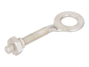 Tendeur de roue Ø 12.2 mm M6 Écrou à collet droit galvanisé Tendeur de roue Ø 12.2 mm M6 Écrou à collet droit galvanisé