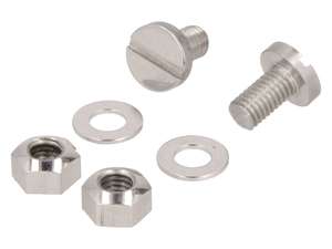 swiing® revival Schrauben-Set Vorderschutzblech Oldie-Look Inox | Piaggio Ciao swiing® revival Schrauben-Set Vorderschutzblech Oldie-Look Inox | Piaggio Ciao
