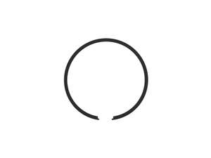 swiing® ingenious Segment de piston 45x1.5 mm noir | Puch swiing® ingenious Segment de piston 45x1.5 mm noir | Puch