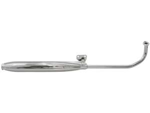 Echappement 22 mm sortie droite chrome | Tomos Echappement 22 mm sortie droite chrome | Tomos