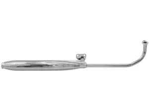 Echappement 22 mm sortie droite chrome | Tomos Echappement 22 mm sortie droite chrome | Tomos