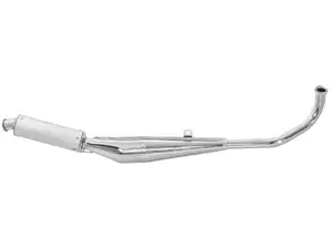 Echappement Bullet chrome / alu | Tomos A3 Echappement Bullet chrome / alu | Tomos A3