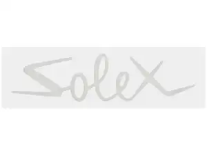 Aufkleber Solex weiss 102 x 27 mm Aufkleber Solex weiss 102 x 27 mm