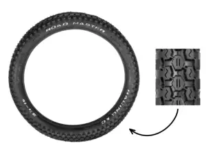 Road Master 2.25 x 16" (weisse Schrift) Road Master 2.25 x 16" (weisse Schrift)