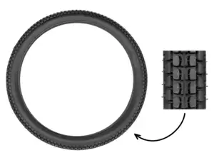 Hutchinson 2.00 x 17" tires Vroom Allround Hutchinson 2.00 x 17" tires Vroom Allround