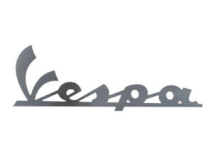 Autocollant "Vespa" emblème 3D alu Autocollant "Vespa" emblème 3D alu