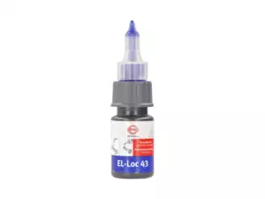 Frein de vis Elring de résistance moyenne EL-Loc 43 bleu 10 ml Frein de vis Elring de résistance moyenne EL-Loc 43 bleu 10 ml