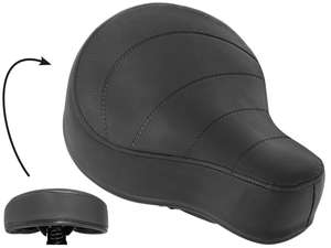 Selle basse à suspension, noire Selle basse à suspension, noire
