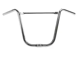 Guidon Potence 35 cm courbée avec entretoise Chrome Guidon Potence 35 cm courbée avec entretoise Chrome