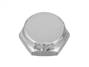 Écrou de pivot de fourche M26x1 fermé Plaque de fourche Chrome | Tomos Écrou de pivot de fourche M26x1 fermé Plaque de fourche Chrome | Tomos