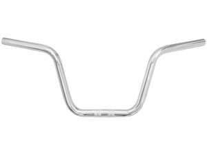 Guidon plaque de fourche 21 cm incurvé chrome Guidon plaque de fourche 21 cm incurvé chrome