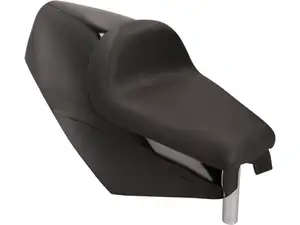 Coque de selle en polyester Racing noir Coque de selle en polyester Racing noir