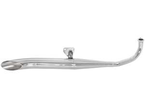 Sidepipe d'échappement 28 mm chrome | Tomos A3, A35 Sidepipe d'échappement 28 mm chrome | Tomos A3, A35