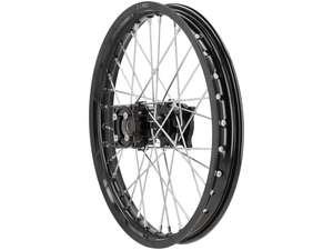 Speichenfelge 17" Alu massiv für Scheibenbremse hinten Cross Speichenfelge 17" Alu massiv für Scheibenbremse hinten Cross