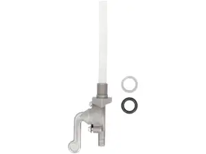 Robinet d'essence OMG vertical M10x1 (à visser) sortant par le bas Robinet d'essence OMG vertical M10x1 (à visser) sortant par le bas