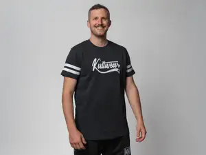 KULTWEAR T-shirt "Crew" noir / blanc KULTWEAR T-shirt "Crew" noir / blanc