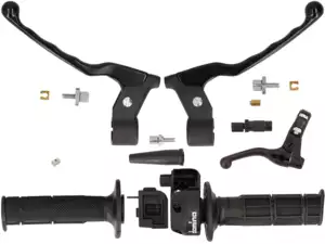 Set de poignées Domino noir Set de poignées Domino noir