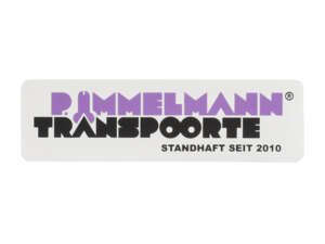 Aufkleber «P. IMMELMANN TRANSPOORTE» 85 x 25 mm Aufkleber «P. IMMELMANN TRANSPOORTE» 85 x 25 mm