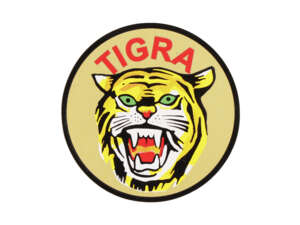 Autocollant « TIGRA » avec blason, Ø 44 mm | Tigra Caravelle Autocollant « TIGRA » avec blason, Ø 44 mm | Tigra Caravelle