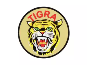 Tigra Wappen Aufkleber Ø 45 mm (Caravelle) Tigra Wappen Aufkleber Ø 45 mm (Caravelle)