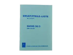 Liste des pièces détachées | Moteur Sachs 50/3 LKH, LH Liste des pièces détachées | Moteur Sachs 50/3 LKH, LH