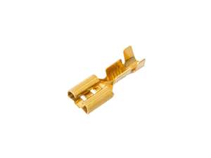 Cosse de câble 6.3 mm cosse plate non isolée (femme) Cosse de câble 6.3 mm cosse plate non isolée (femme)