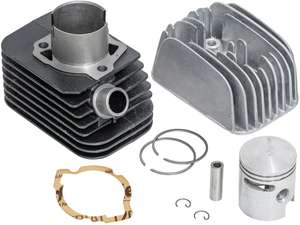 Kit de cylindres Olympia 43 mm incl. tête 10 mm KoBo | Piaggio Ciao, Bravo, Boxer Kit de cylindres Olympia 43 mm incl. tête 10 mm KoBo | Piaggio Ciao, Bravo, Boxer