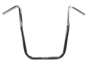 Guidon plaque de fourche 46 cm curved chrome Guidon plaque de fourche 46 cm curved chrome