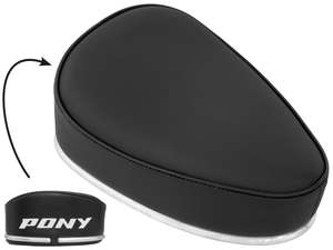 Banc "Pony" inscription noire Banc "Pony" inscription noire