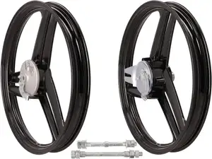 Felgensatz 17" Guss schwarz (3/6 Speiche) | Peugeot 103 Felgensatz 17" Guss schwarz (3/6 Speiche) | Peugeot 103