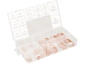 BGS Jeu de bagues en cuivre 150 pcs. BGS Jeu de bagues en cuivre 150 pcs.